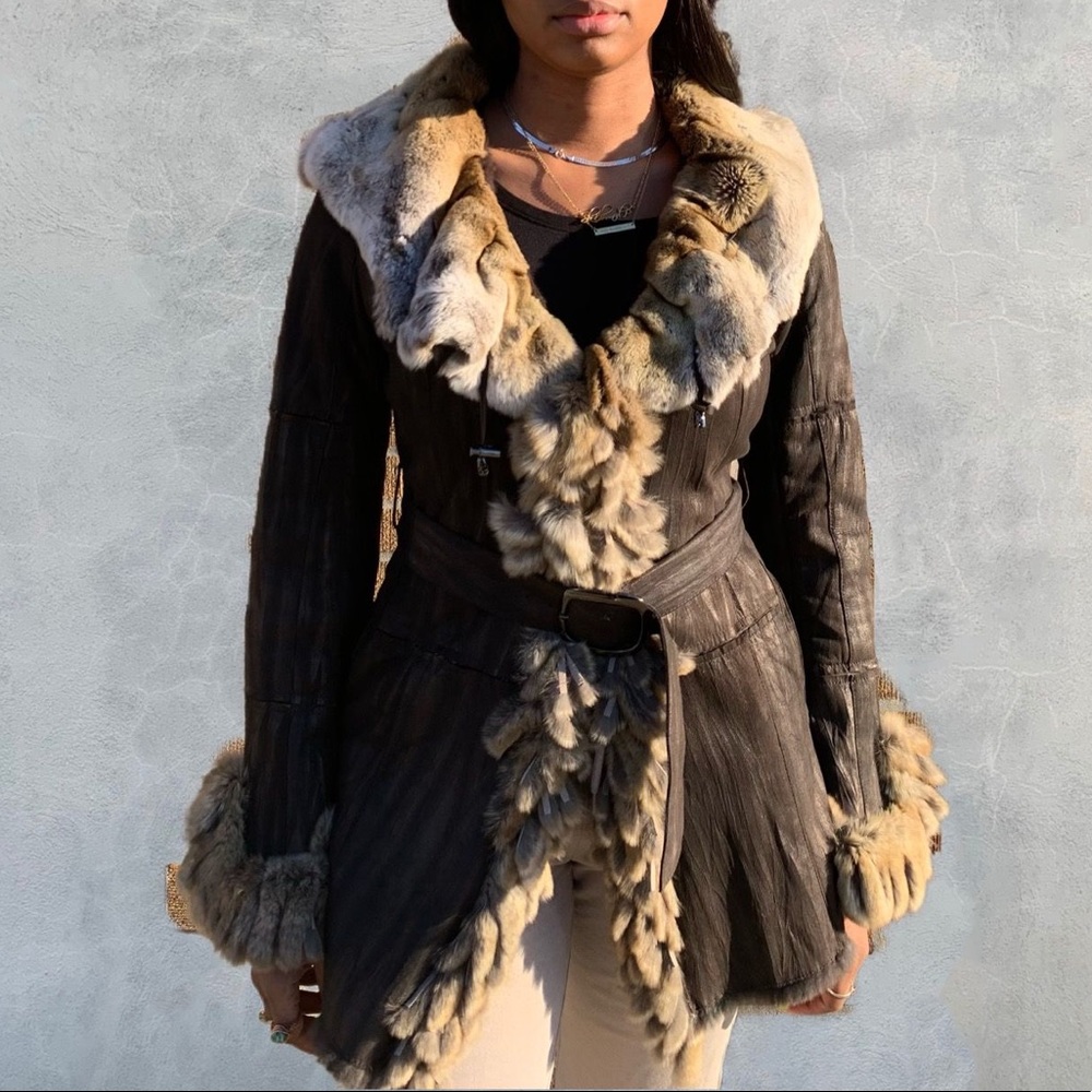 Rabbit Fur Coat